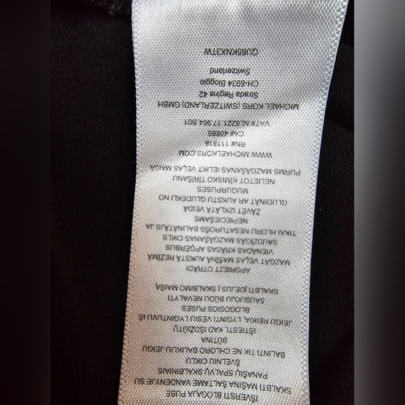 Michael Kohrs Black Open Shoulder Chain Neckline Womens Size XL - Picture 6 of 10